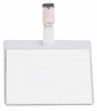 Durable 810619 Namensschild 8106 (B x H) 90mm x 60mm drehbarer Clip 25St.