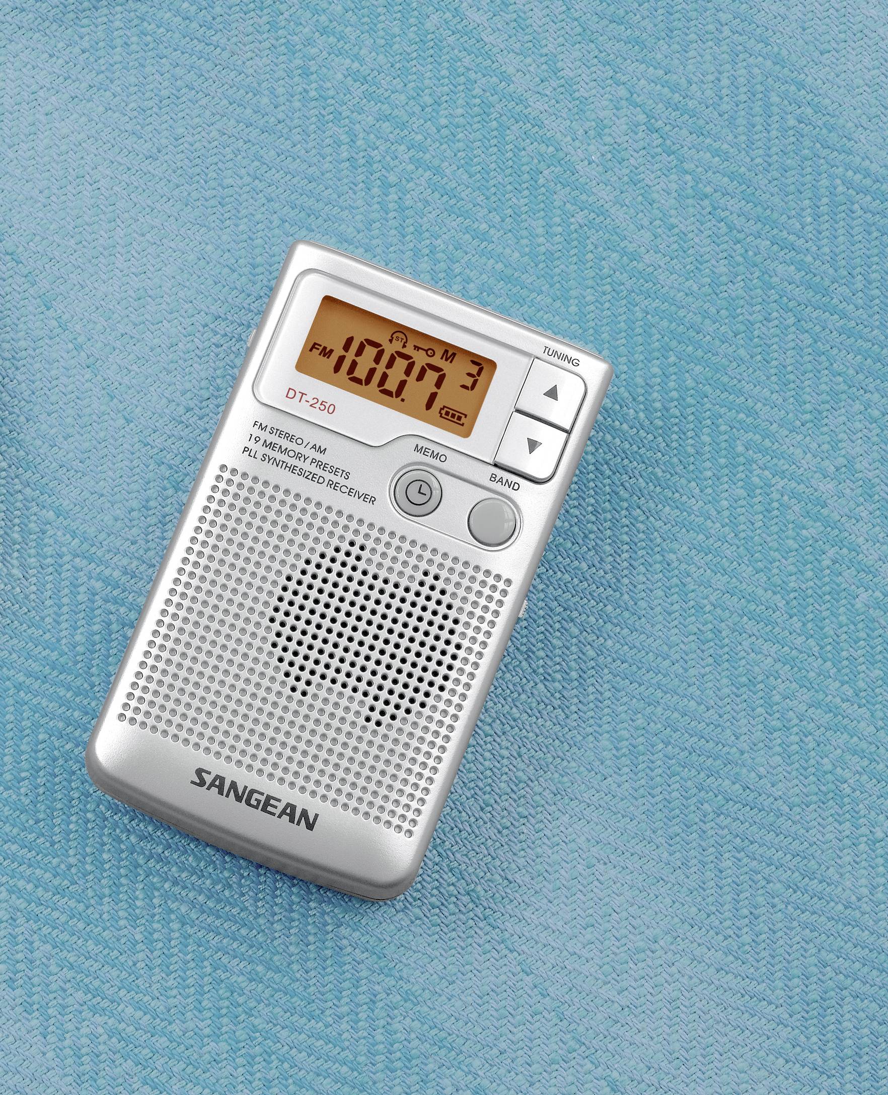 Sangean Pocket 250 Taschenradio UKW, MW Silber