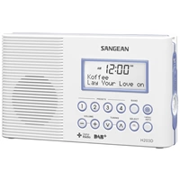 Sangean H203 Badradio DAB+, UKW Taschenlampe, wasserdicht Weiß Sangean H203 Badradio DAB+, UKW Taschenlampe, wasserdicht Weiß