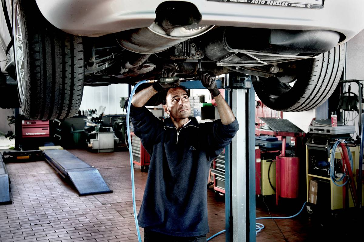 Metabo DRS 68 Set Druckluft-Umschaltknarre 1/2" (12.5 mm) Außenvierkant, 1/4" (6.3 mm) 6.2 bar