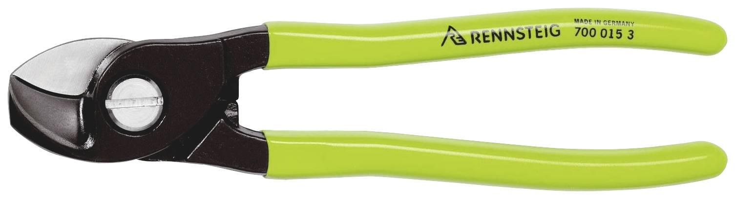 Rennsteig Werkzeuge D15 700 015 3 Kabelschere Geeignet für (Abisoliertechnik) Alu- und Kupferkabel, ein- und mehrdrähtig 15mm