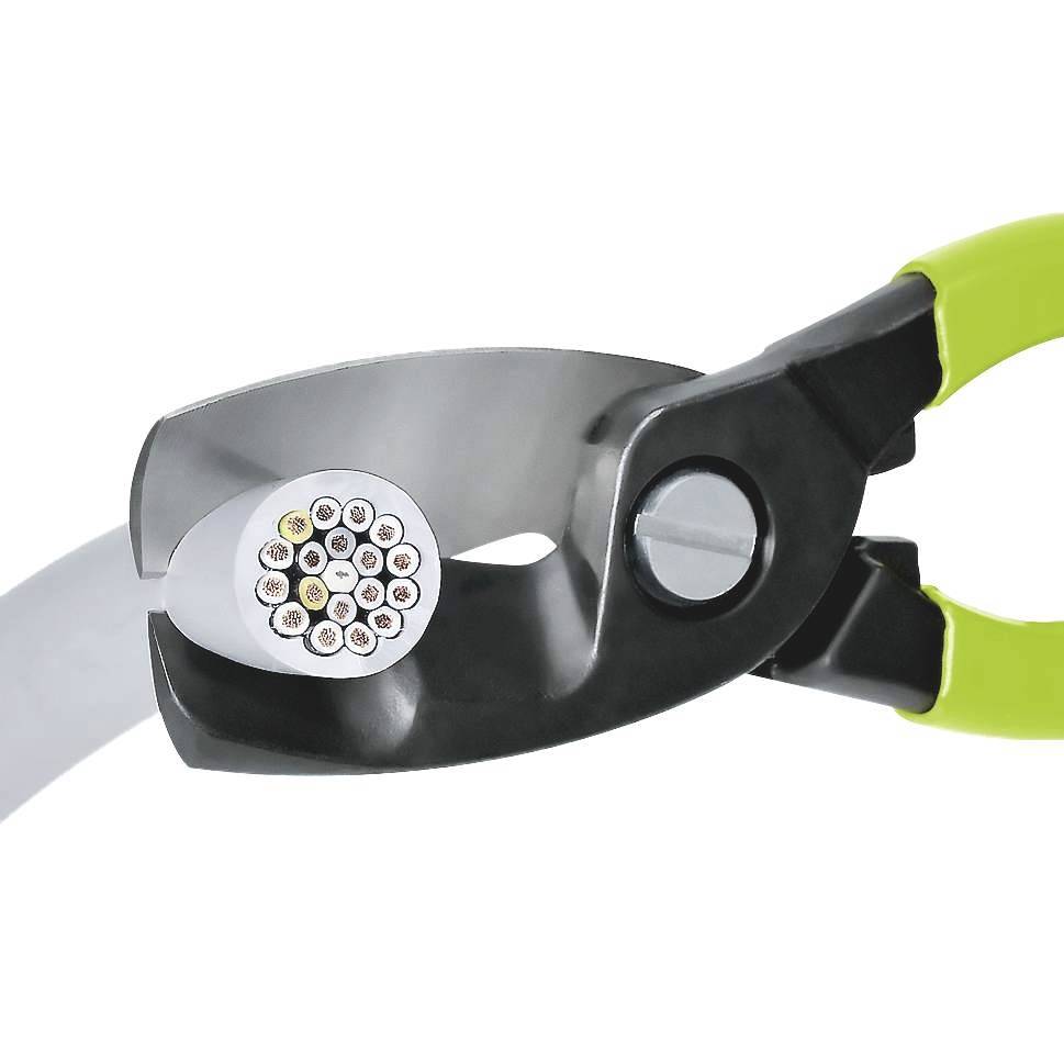 Rennsteig Werkzeuge D20 700 020 3 Kabelschere Geeignet für (Abisoliertechnik) Alu- und Kupferkabel, ein- und mehrdrähtig 20mm