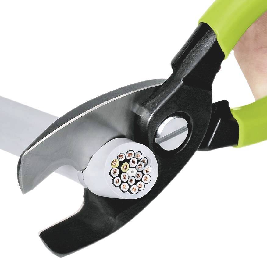 Rennsteig Werkzeuge D20 700 020 3 Kabelschere Geeignet für (Abisoliertechnik) Alu- und Kupferkabel, ein- und mehrdrähtig 20mm