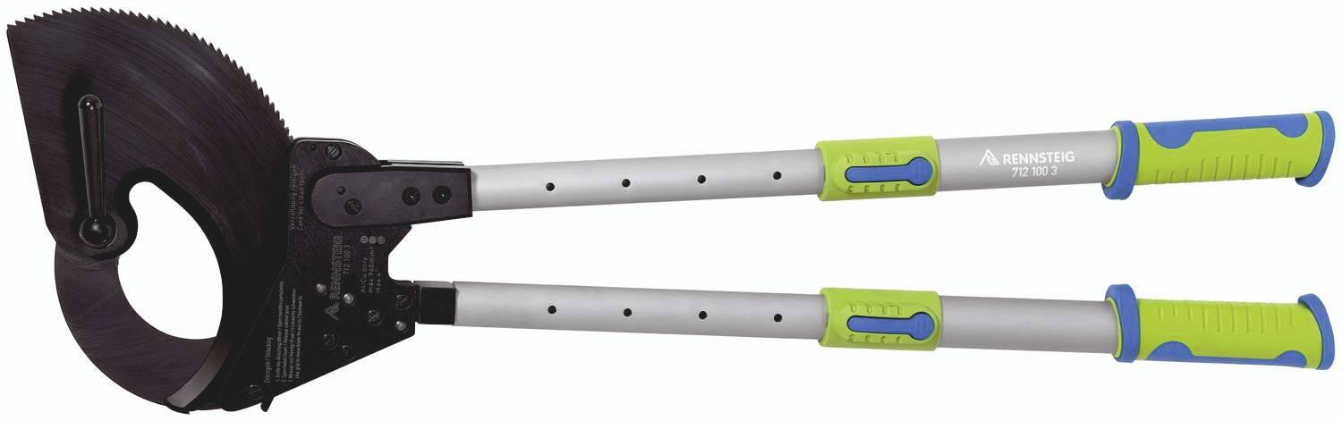 Rennsteig Werkzeuge D100 712 100 3 Kabelschere Geeignet für (Abisoliertechnik) Alu- und Kupferkabel, ein- und mehrdrähtig 100mm