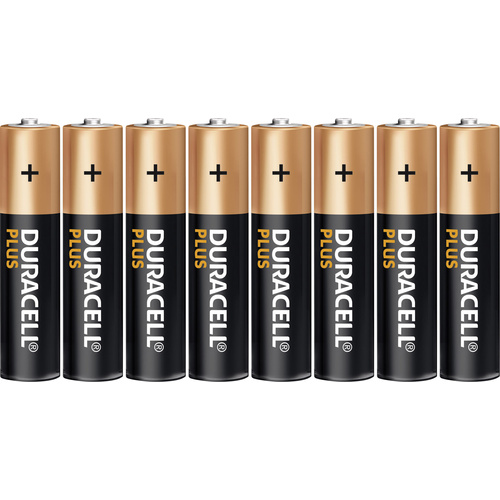 Duracell Plus Power LR03 Micro (AAA)-Batterie Alkali-Mangan 1.5 V 8 St.