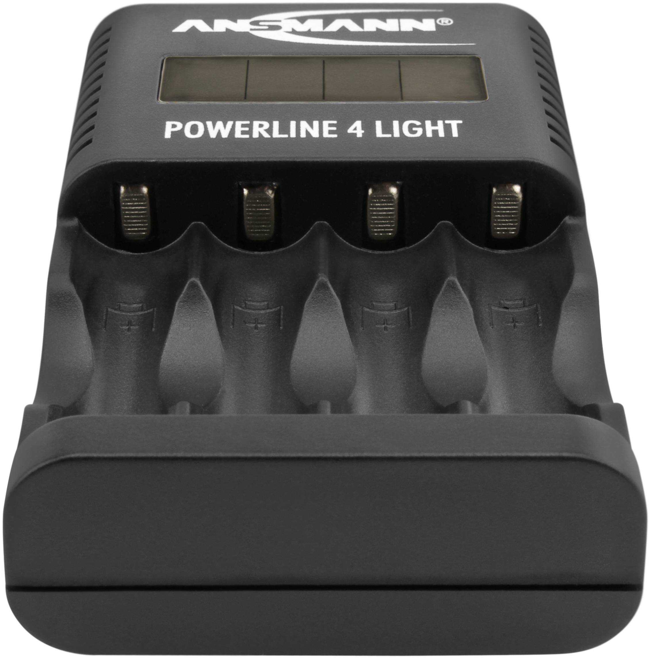 Ansmann Powerline 4 light Rundzellen-Ladegerät NiCd, NiMH Micro (AAA), Mignon (AA)
