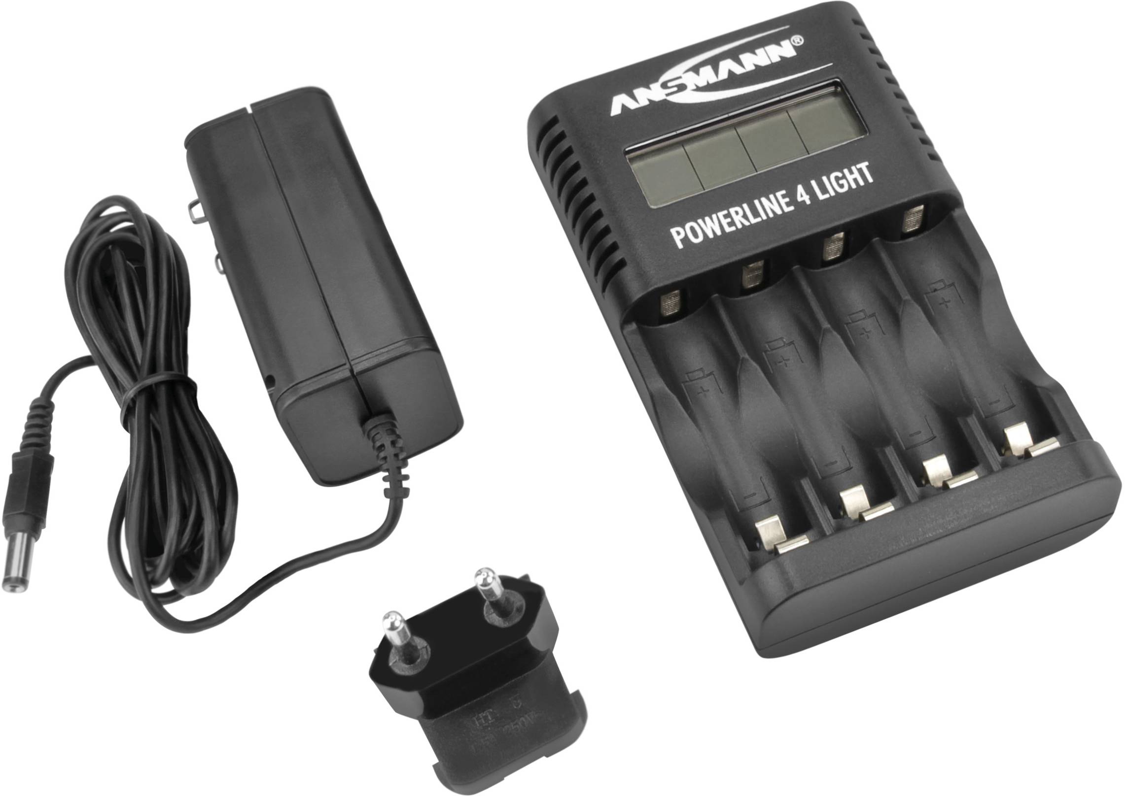 Ansmann Powerline 4 light Rundzellen-Ladegerät NiCd, NiMH Micro (AAA), Mignon (AA)