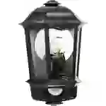 Steinel L 190 S 644413 Außenwandleuchte mit Bewegungsmelder Energiesparlampe, LED E27 100W Schwarz Steinel L 190 S 644413 Außenwandleuchte mit Bewegungsmelder Energiesparlampe, LED E27 100W Schwarz