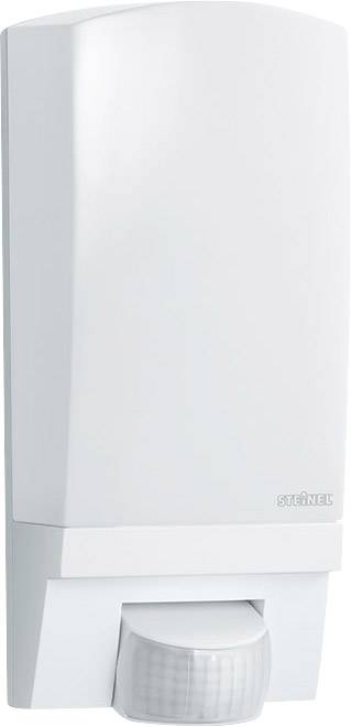 Steinel L 1 S 650513 Hausnummernleuchte mit Bewegungsmelder Energiesparlampe, LED E27 60W Weiß