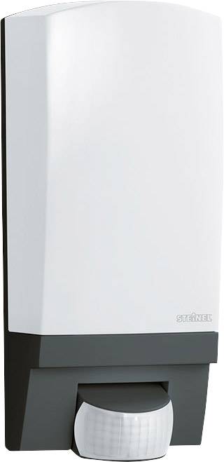 Steinel L 1 S 650612 Hausnummernleuchte mit Bewegungsmelder Energiesparlampe, LED E27 60W Schwarz