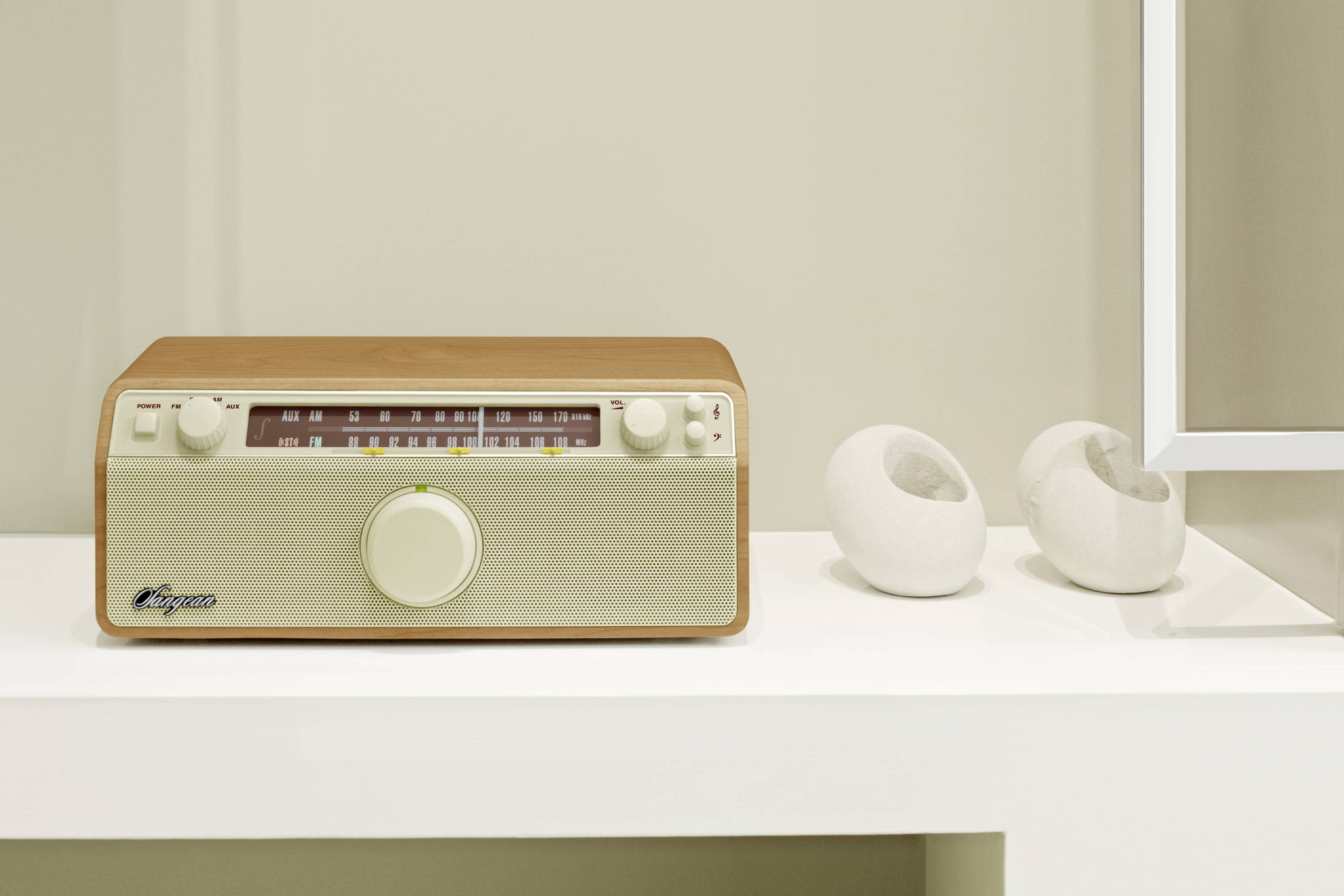 Sangean WR-12 Tischradio UKW Walnuss