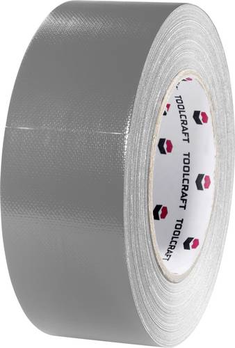 TOOLCRAFT 54B48L40AC 54B48L40AC Gewebeklebeband Gaffer Grau (L x B) 40 m x 48 mm 1 St.