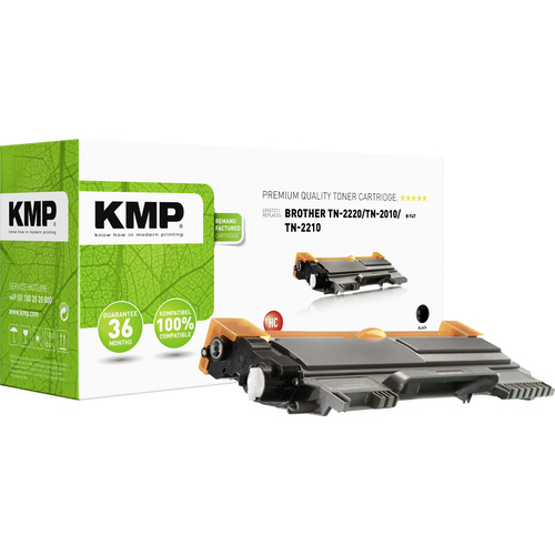 KMP Toner ersetzt Brother TN-2010, TN-2210, TN-2220, TN2010, TN2210, TN2220 Kompatibel Schwarz 2600 Seiten B-T47