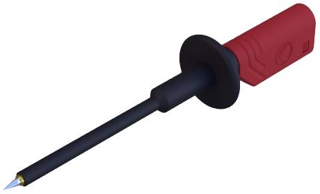 SKS Hirschmann PRUEF 1600 Au rt Sicherheits-Prüfspitze Steckanschluss 2mm CAT III 1000V Rot 1St.