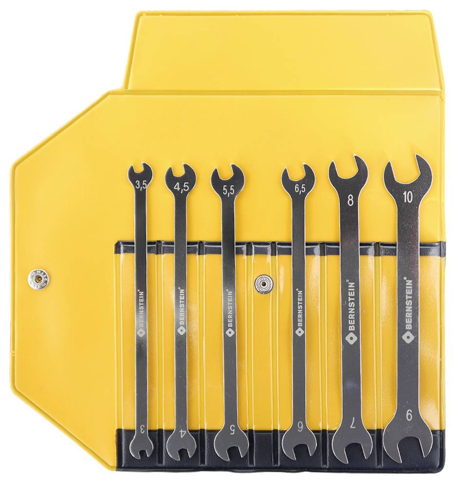 Bernstein Tools for Electronics 6-750 Doppel-Maulschlüssel-Satz 6teilig Schlüsselweite (Metrisch) 3 - 10mm
