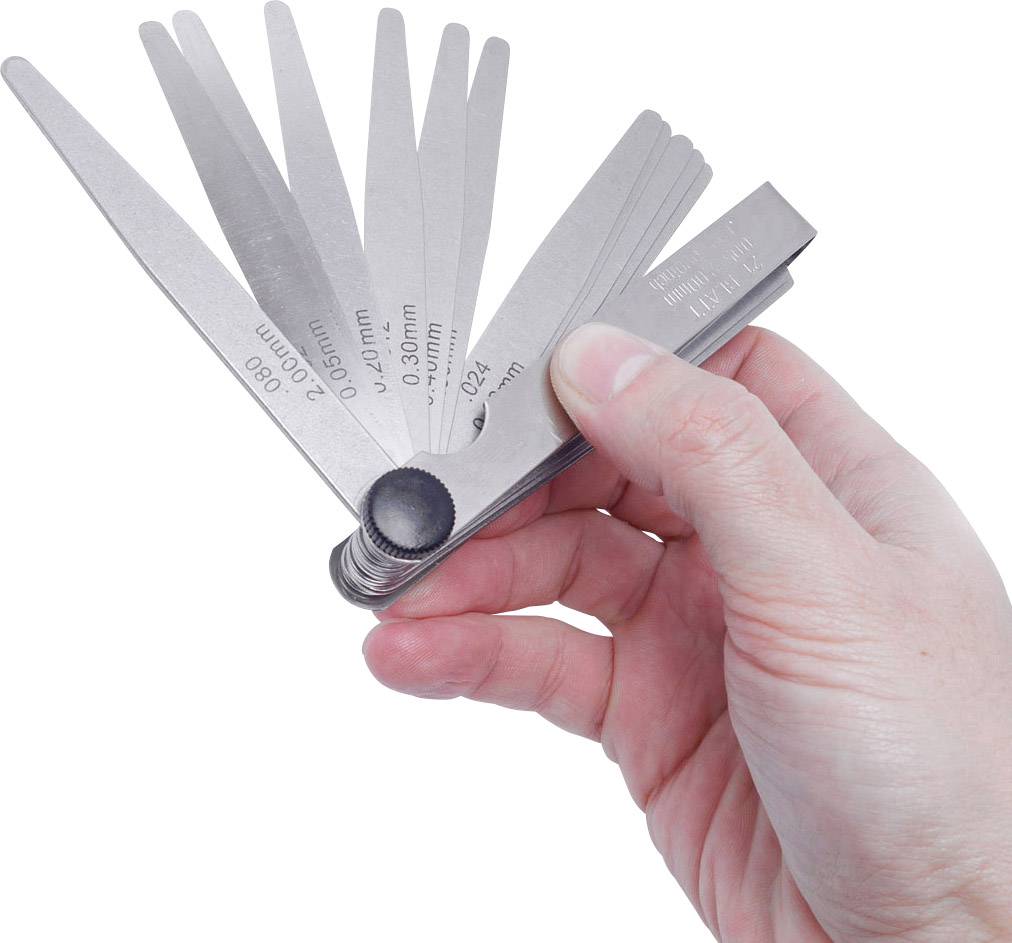 Bernstein Tools for Electronics 7-515 Fühlerlehre 2mm (max) Anzahl Blätter: 21