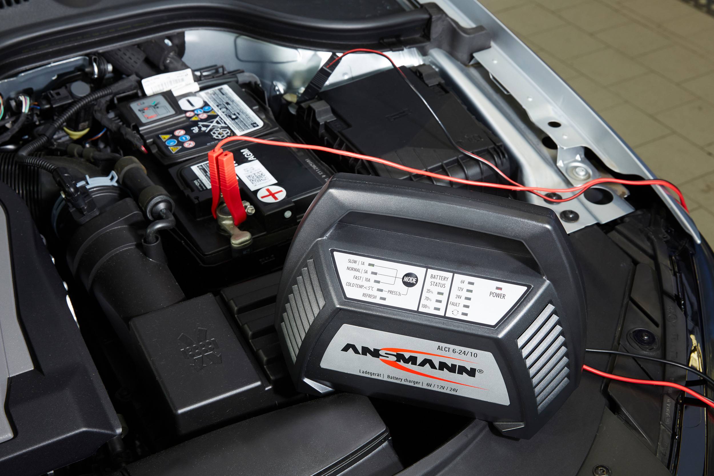 Ansmann ALCT 6-24/10 1001-0014-510 Werkstattladegerät 6 V, 12 V, 24V 1A 10A 5A