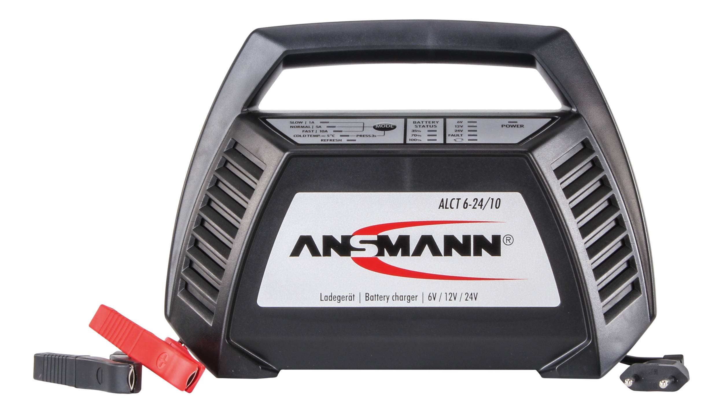 Ansmann ALCT 6-24/10 1001-0014-510 Werkstattladegerät 6 V, 12 V, 24V 1A 10A 5A