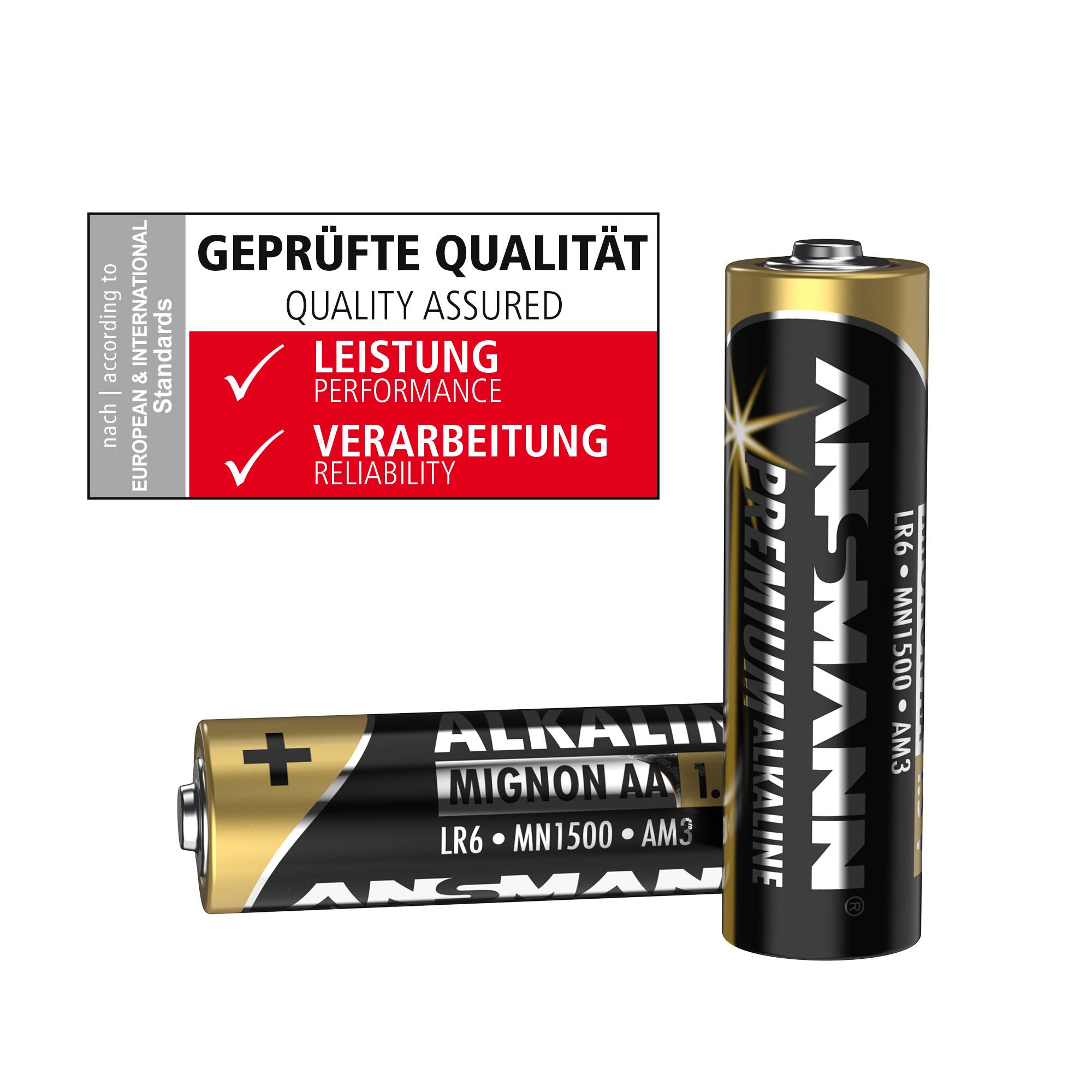 Ansmann LR06 Mignon (AA)-Batterie Alkali-Mangan 1.5 V 44 St.