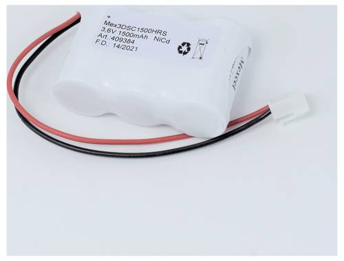 Beltrona ELRD3SC1500 Notleuchten-rechargeable battery jack 3.6V 1500