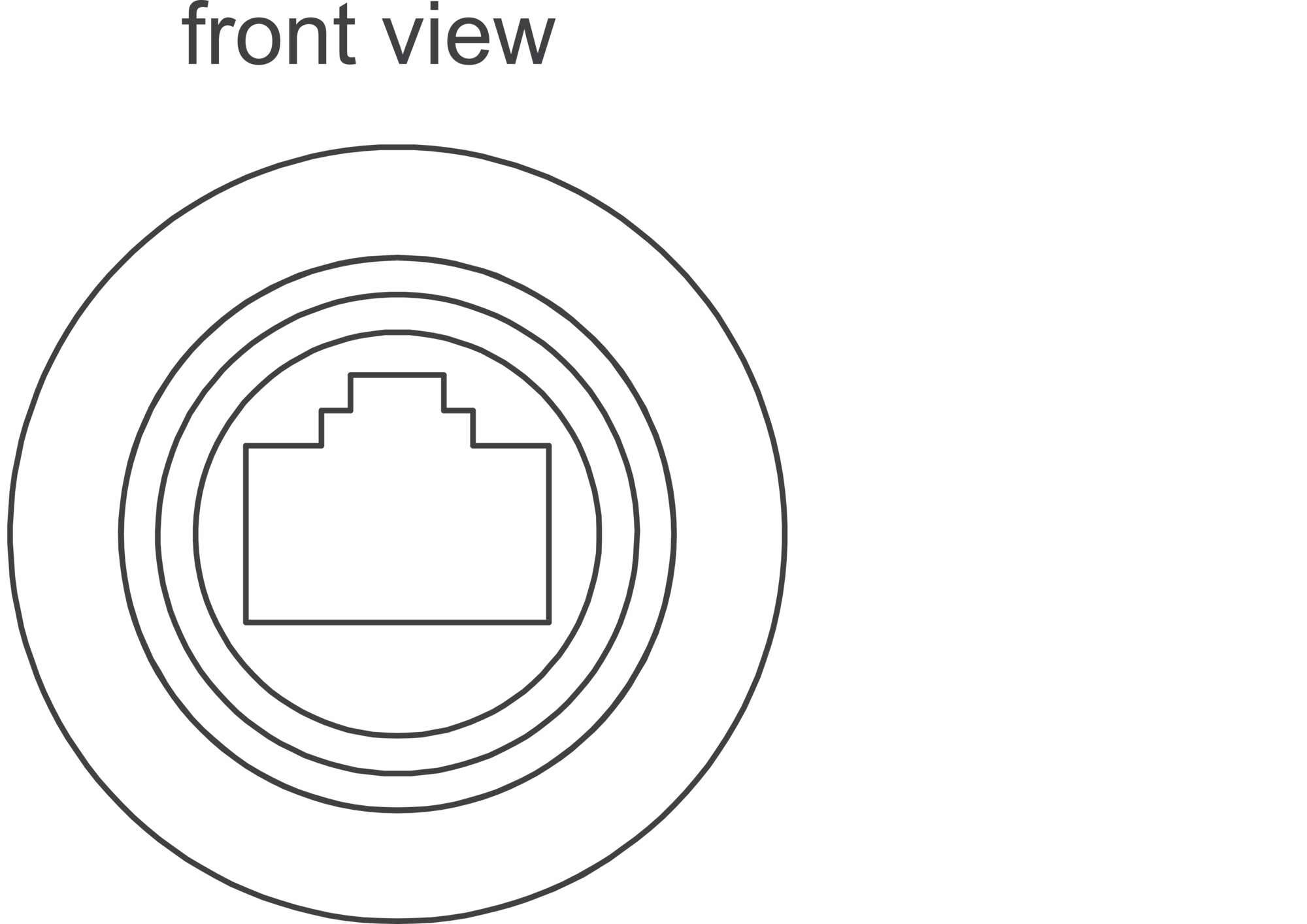 Lütze 492075 Sensor-/Aktor-Datensteckverbinder RJ45 Geräteflansch Polzahl Sensoren: 8P8C 1 St.