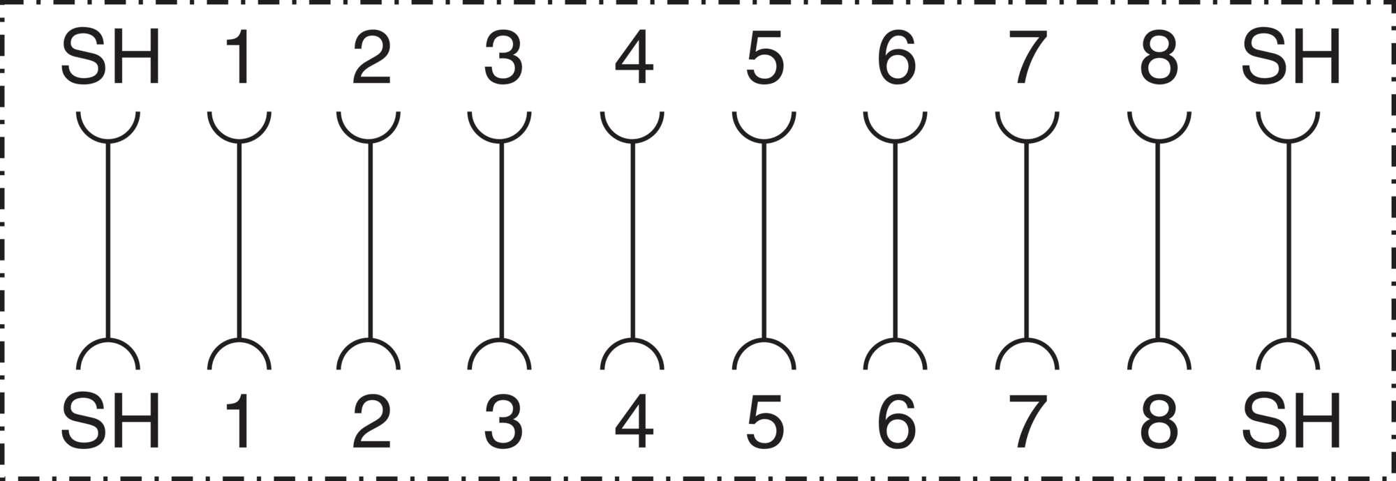 Lütze 492075 Sensor-/Aktor-Datensteckverbinder RJ45 Geräteflansch Polzahl Sensoren: 8P8C 1St.