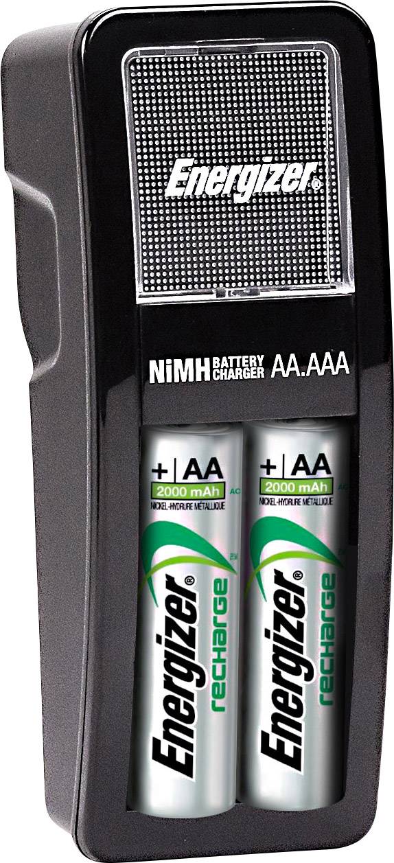 Energizer Mini Charger CH2PC4 Rundzellen-Ladegerät NiMH Micro (AAA), Mignon (AA)
