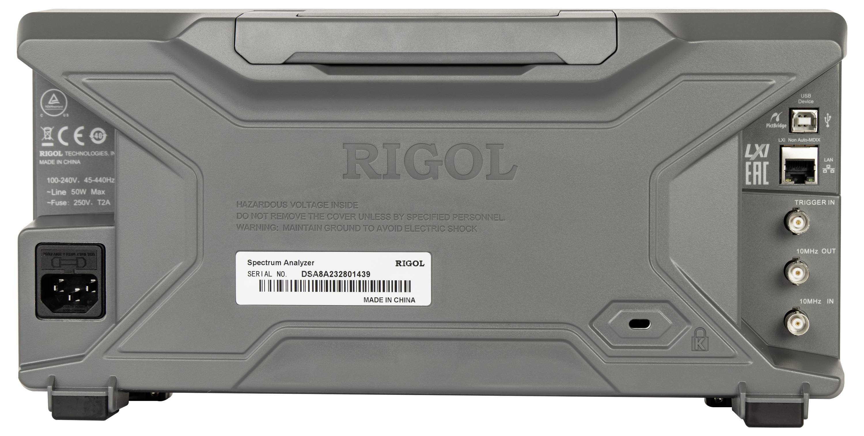 Rigol DSA815-TG Werksstandard (ohne Zertifikat)