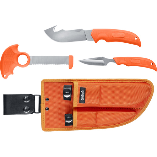 Walther Hunter Kit 5.0735 Waid-Werkzeugset mit Holster Orange