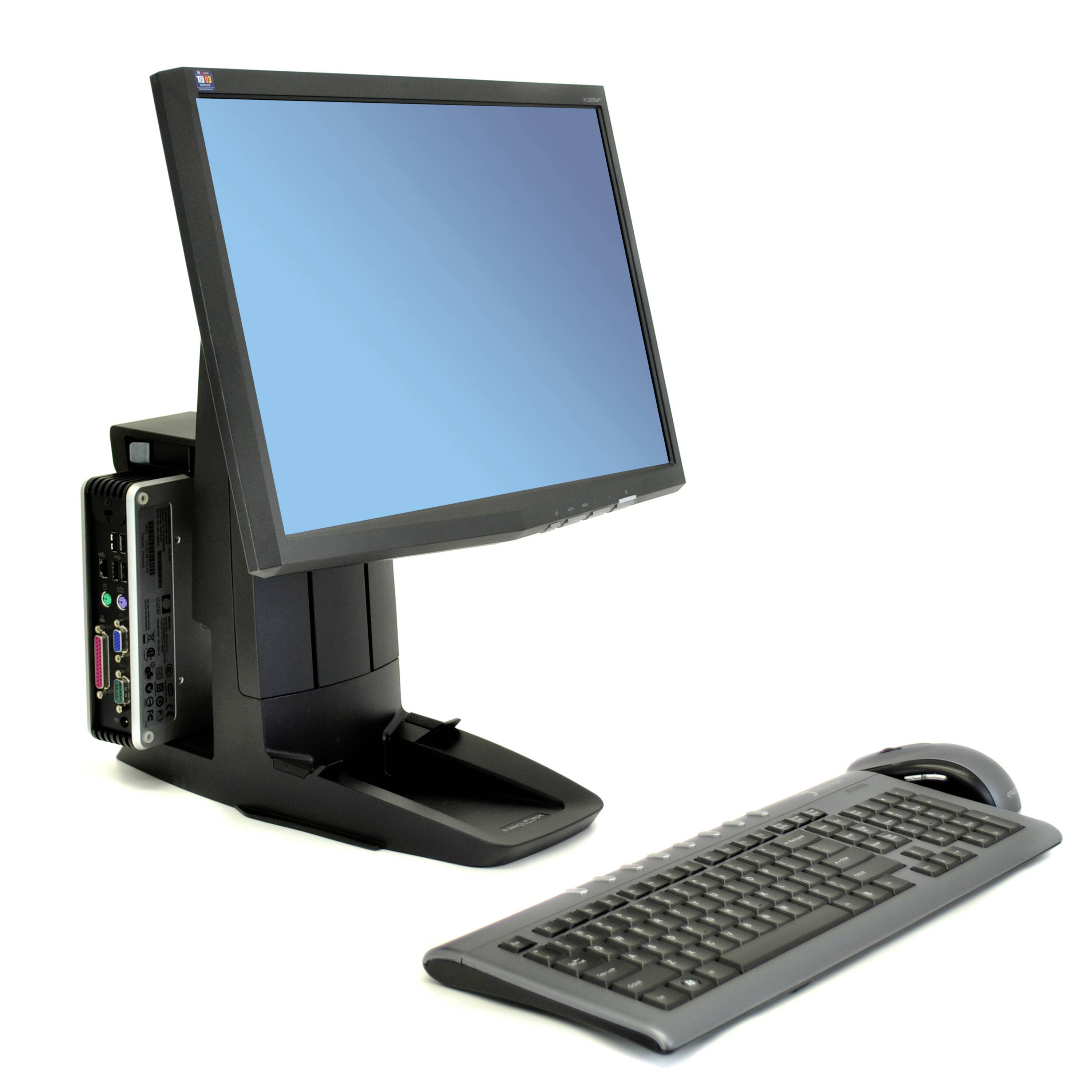 Ergotron Neo-Flex® All-In-One Security Stand 1fach Monitor-Standfuß 35,6 cm (14") - 61 cm (24") Stand, Höhenverstellbar, Neigbar+Schwenkbar 33-338-