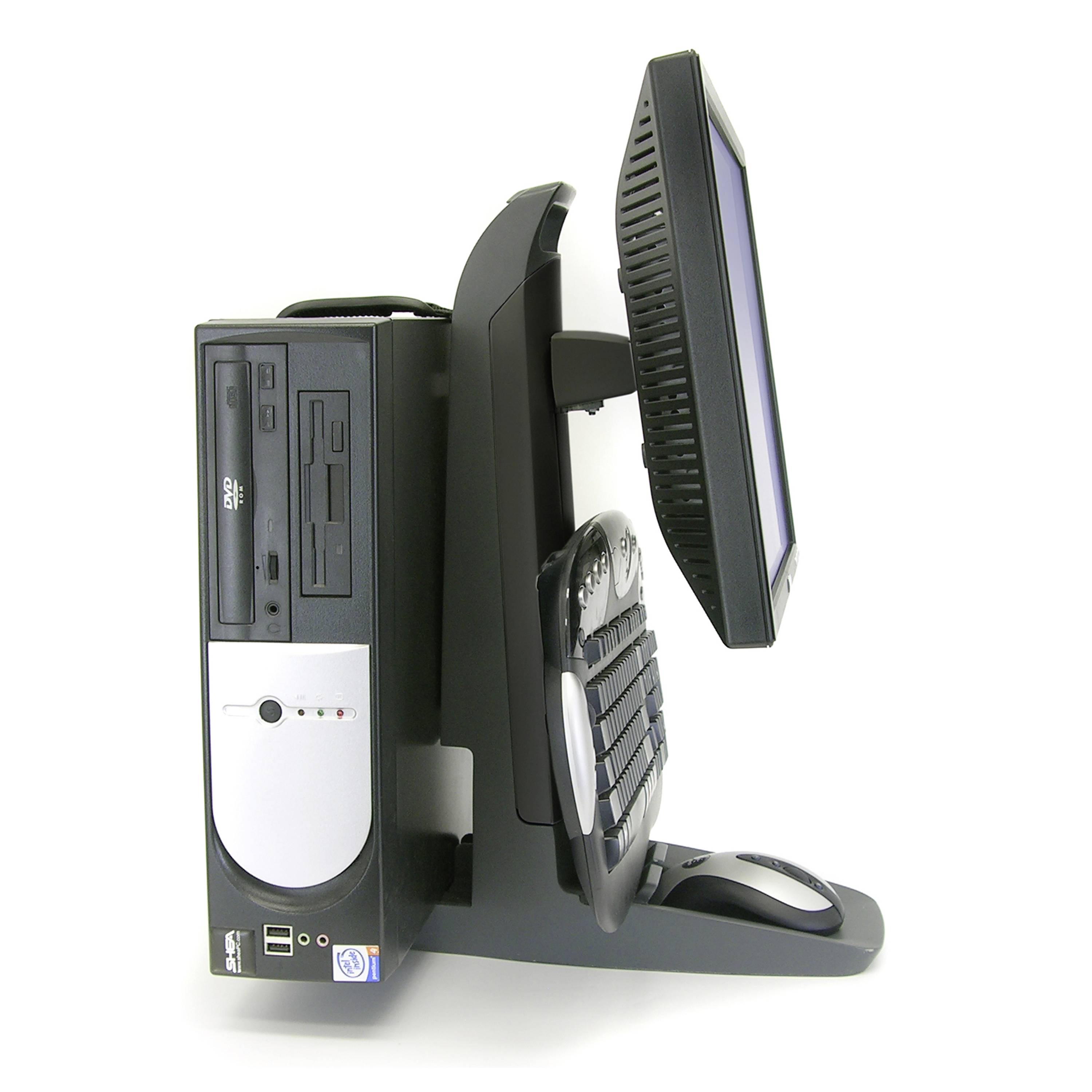 Ergotron Neo-Flex® All-In-One Security Stand 1fach Monitor-Standfuß 35,6 cm (14") - 61 cm (24") Stand, Höhenverstellbar, Neigbar+Schwenkbar 33-338-