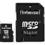 Intenso High Performance microSDHC-Karte 8 GB Class 10 inkl. SD-Adapter