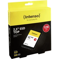 Intenso Top Performance 128 GB Interne SATA SSD 6.35 cm (2.5 Zoll) SATA 6 Gb/s Retail 3812430 Intenso Top Performance 128 GB Interne SATA SSD 6.35 cm (2.5 Zoll) SATA 6 Gb/s Retail 3812430