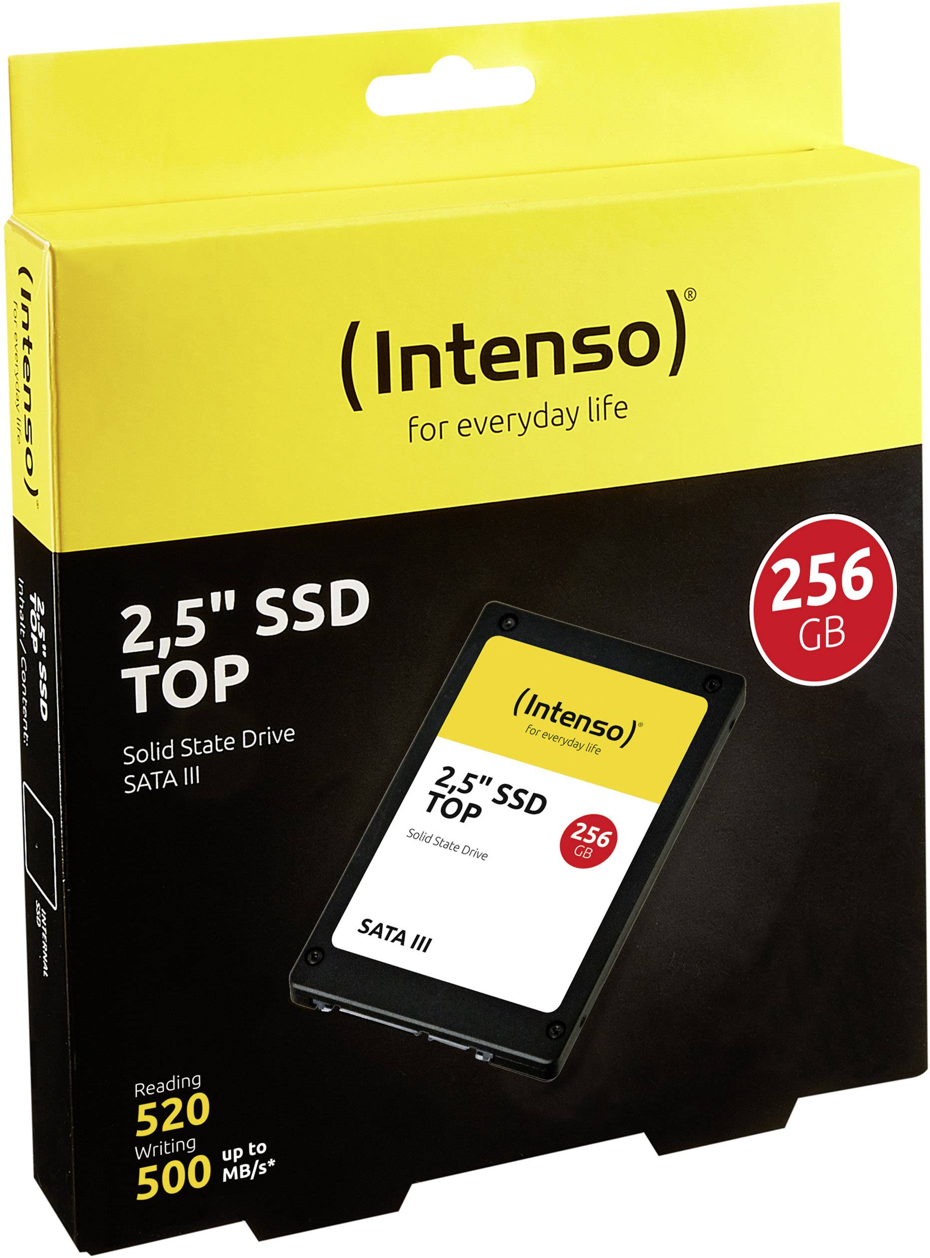 Intenso Top Performance 256GB Interne SATA SSD 6.35cm (2.5 Zoll) SATA 6 Gb/s Retail 3812440