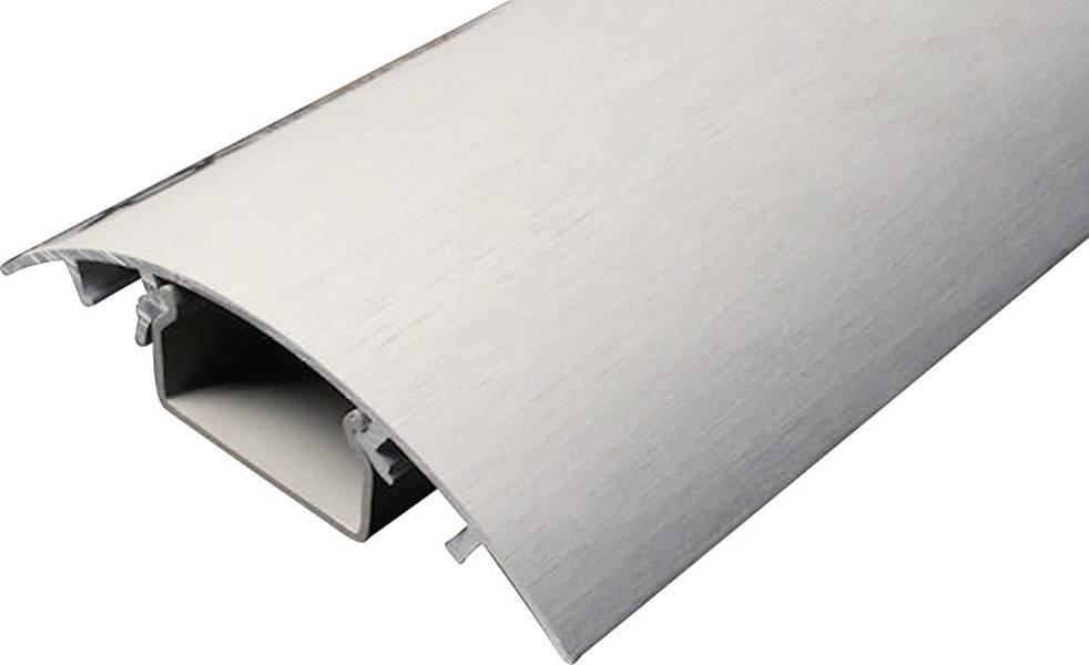 Alunovo ED90-025 Kabelkanal (L x B x H) 250 x 80 x 20 mm 1 St. Aluminium (gebürstet)
