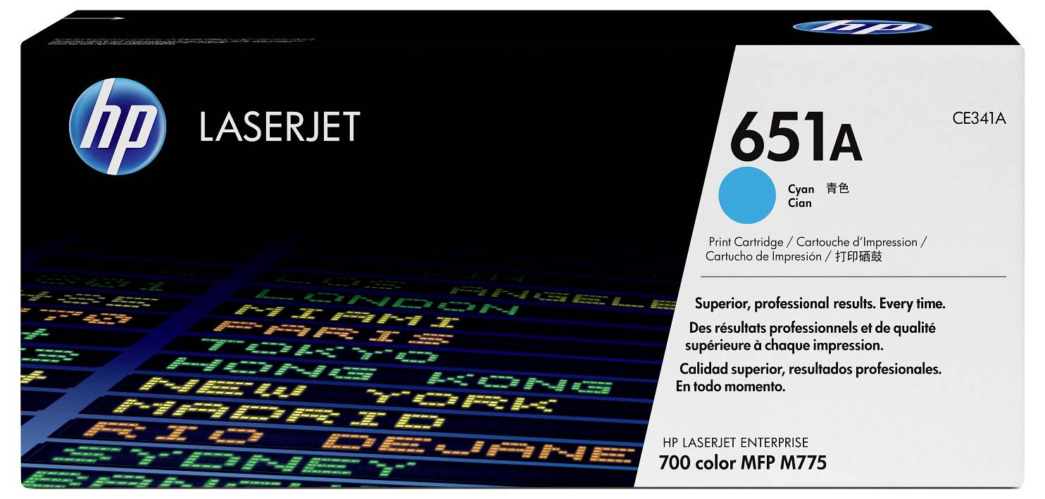 HP Toner 651A Original Cyan 16000 Seiten CE341A