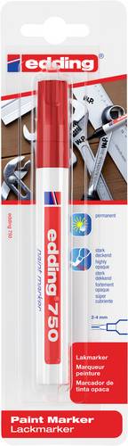Edding E-750 4-750-1-3002 Lackmarker Rot 2 mm, 4 mm