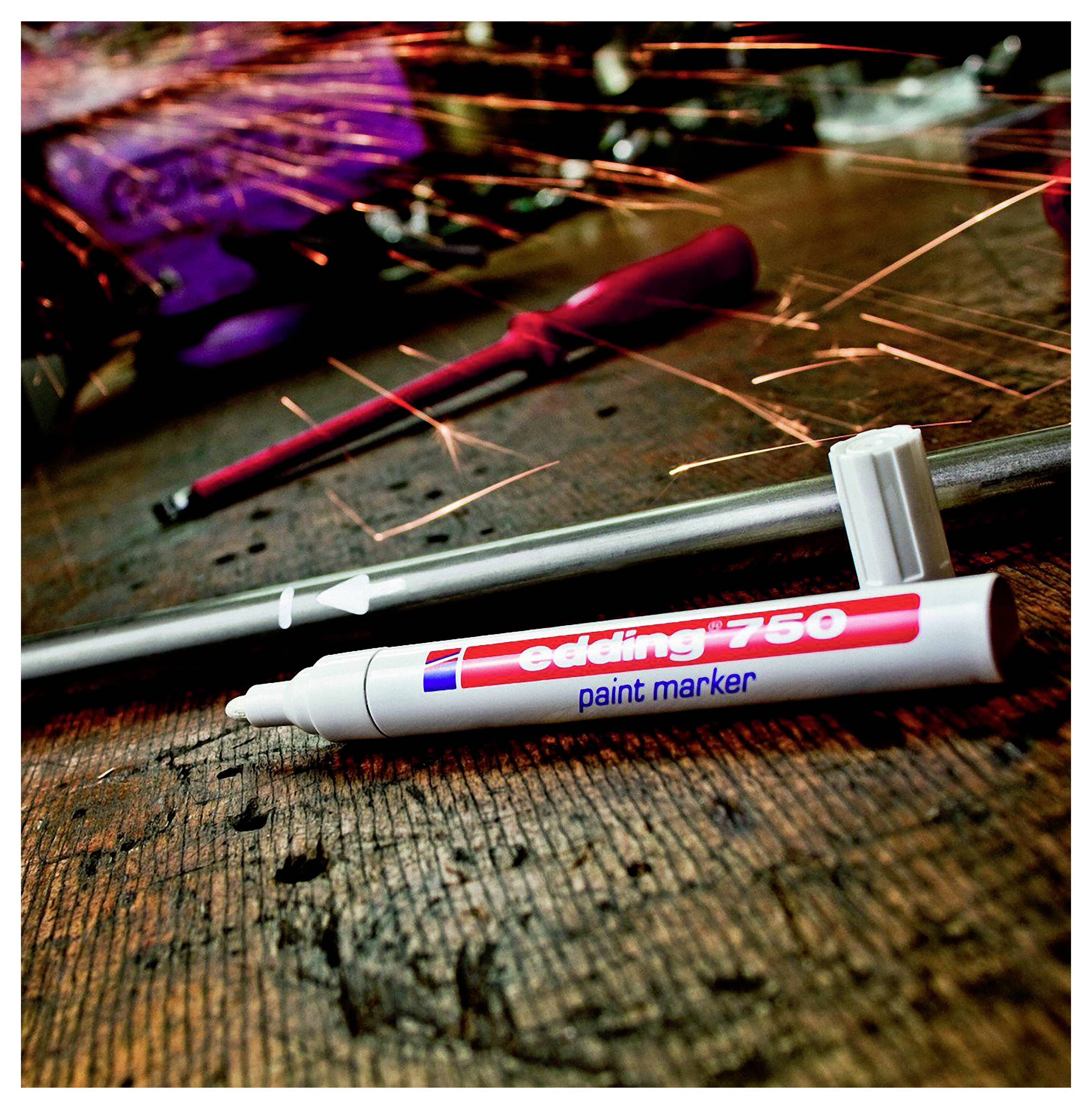 Edding E-750 4-750-1-3002 Lackmarker Rot 2 mm, 4mm