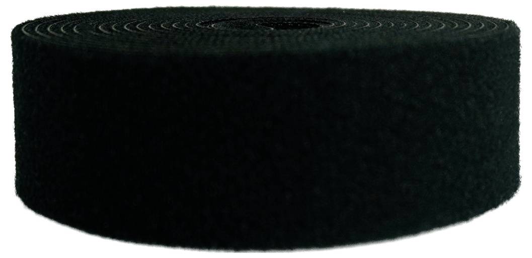 TOOLCRAFT KL16X3000C Klettband zum Bündeln Haft- und Flauschteil (L x B) 3000mm x 16mm Schwarz 2St.