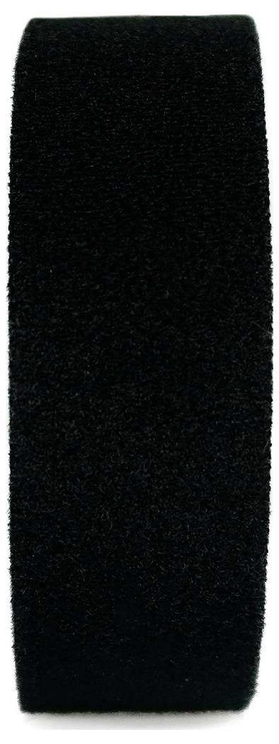 TOOLCRAFT KL16X3000C Klettband zum Bündeln Haft- und Flauschteil (L x B) 3000mm x 16mm Schwarz 2St.