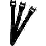 FASTECH® E1-1-330-B100 Klettkabelbinder zum Bündeln Haft- und Flauschteil (L x B) 150mm x 13mm Schwarz
