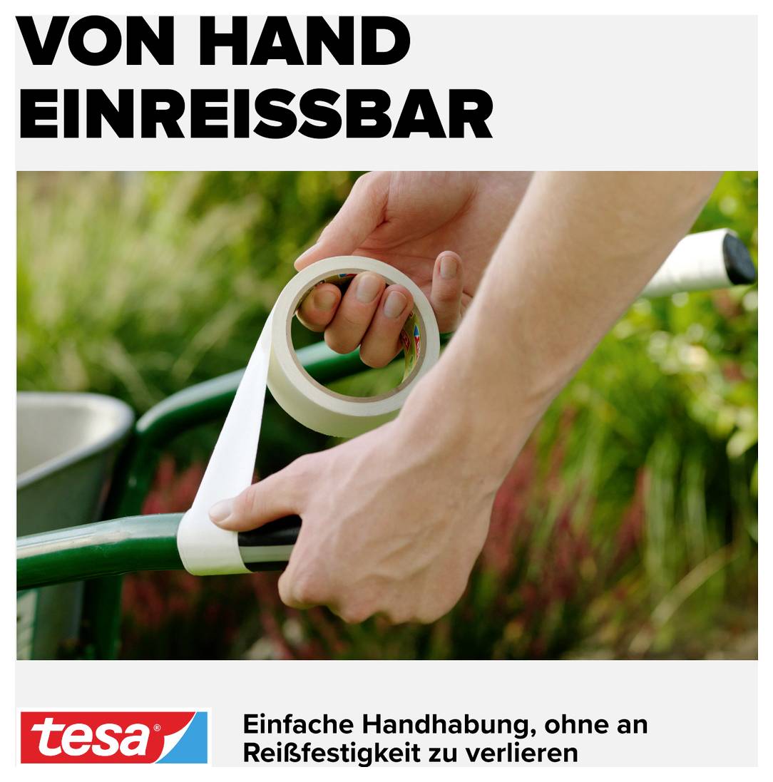 tesa ECO REPAIR 56431-00002-00 Gewebeklebeband tesa® extra Power Grau (L x B) 10 m x 38 mm 1 St.