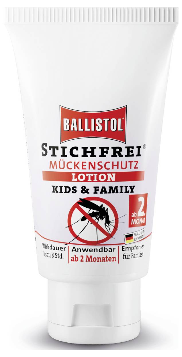 Ballistol Stichfrei Lotion Kids & Family 26815 Insektenschutz-Lotion Abwehrstoff 30 ml