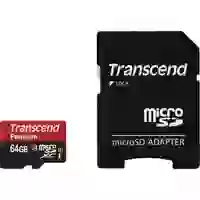 Transcend Premium microSDXC-Karte Industrial 64GB Class 10, UHS-I inkl. SD-Adapter Transcend Premium microSDXC-Karte Industrial 64GB Class 10, UHS-I inkl. SD-Adapter
