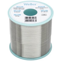 Weller WSW SAC L0 Lötzinn, bleifrei Spule Sn3,0Ag0,5Cu 500g 0.5mm Weller WSW SAC L0 Lötzinn, bleifrei Spule Sn3,0Ag0,5Cu 500g 0.5mm