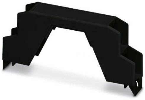 Schwarze Kunststoffbrücke zur elektrischen Verbindung von Schaltkreisen, meist in Schaltschränken verwendet.