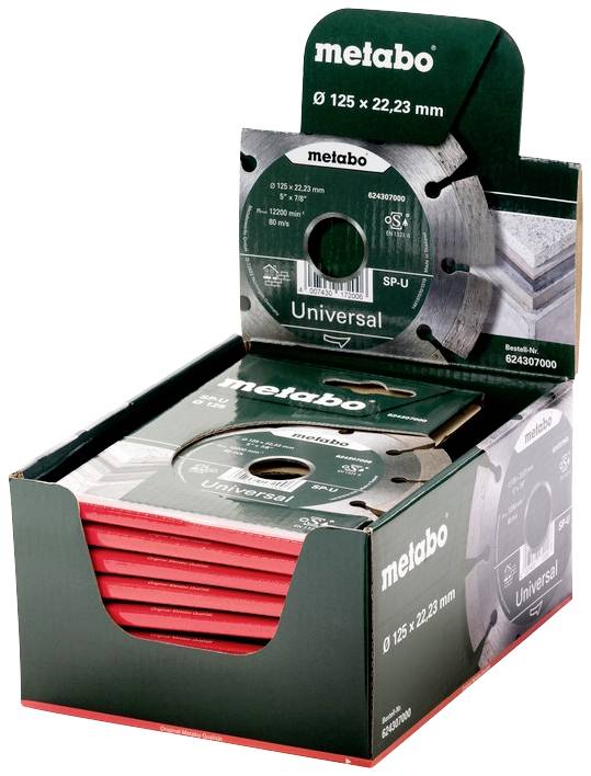 Metabo 624307000 Diamanttrennscheibe Durchmesser 125mm 1St.