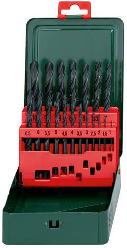 Metabo 627151000 HSS Metall-Spiralbohrer-Set 19teilig 1 mm, 1.5 mm, 2 mm, 2.5 mm, 3 mm, 3.5 mm, 4 m