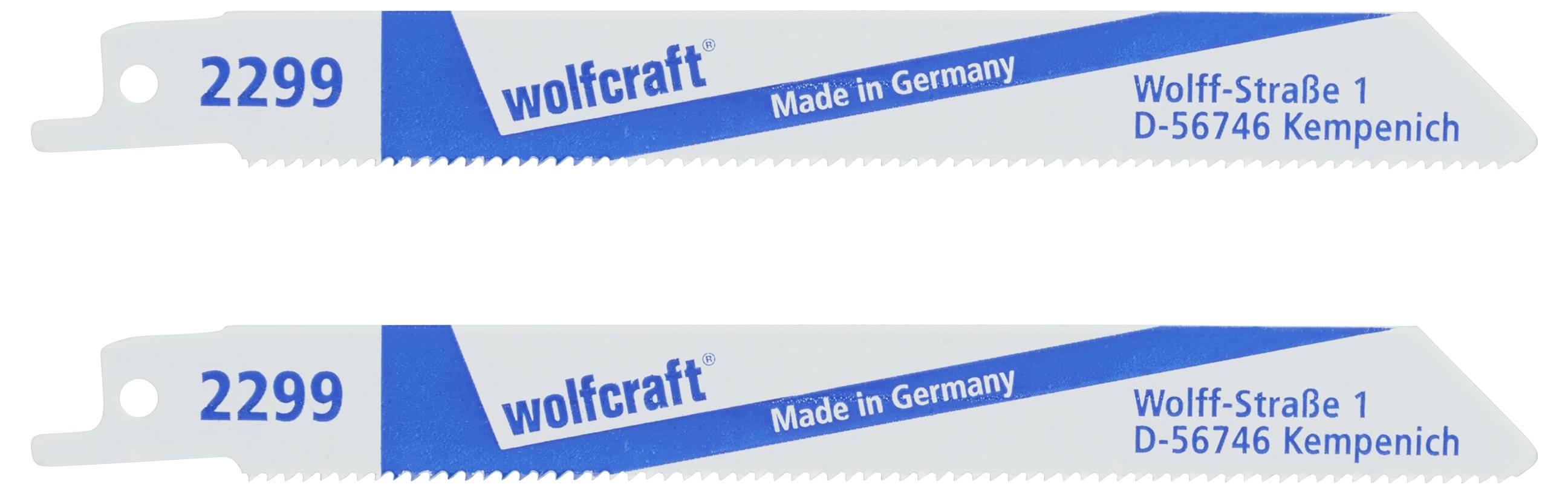 Wolfcraft 2299000 2 Säbelsägeblätter Sägeblatt-Länge 152mm 2St.