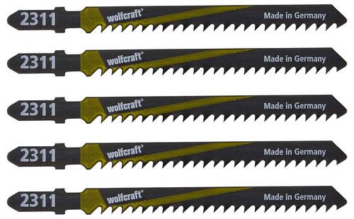 Wolfcraft 2361000 5 Stichsägeblätter 5 St.
